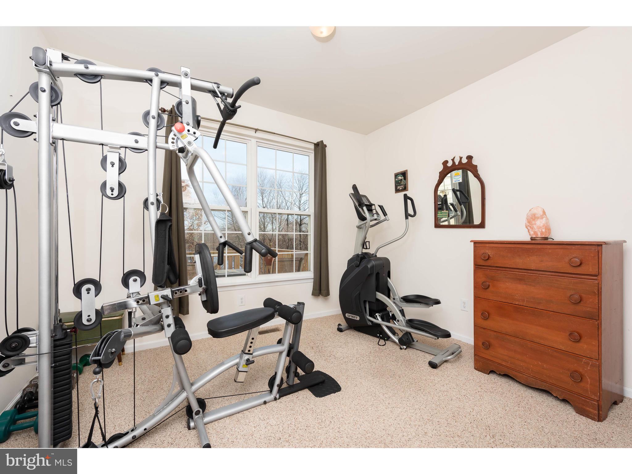 922 Nottingham Road Pottstown, PA 19465 - Photo 11 of 55 Exercise room with a view of the lake and trees!