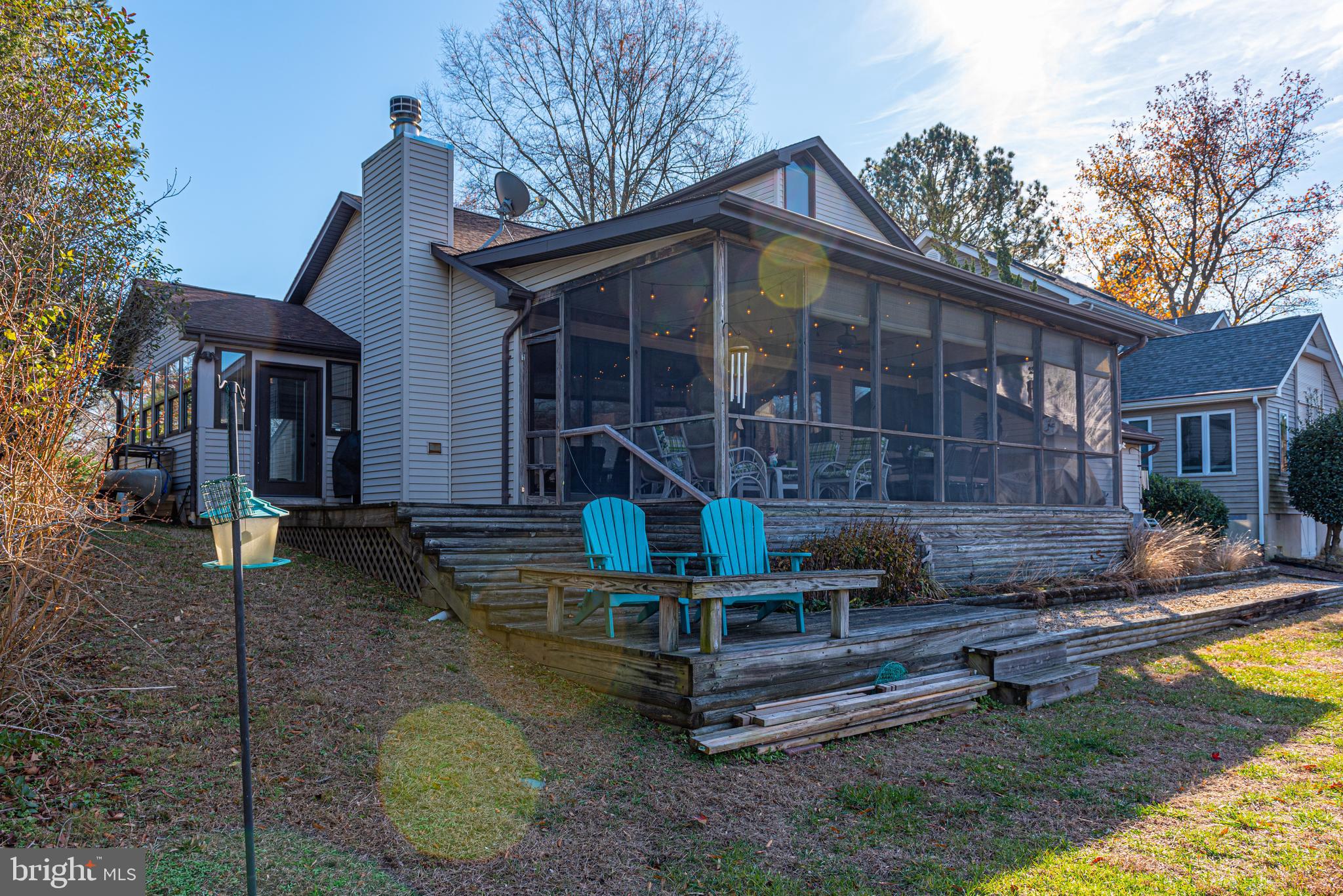 14 Windjammer Road Ocean Pines, MD 21811 - Photo 22 of 75 Back with deck and screened porch