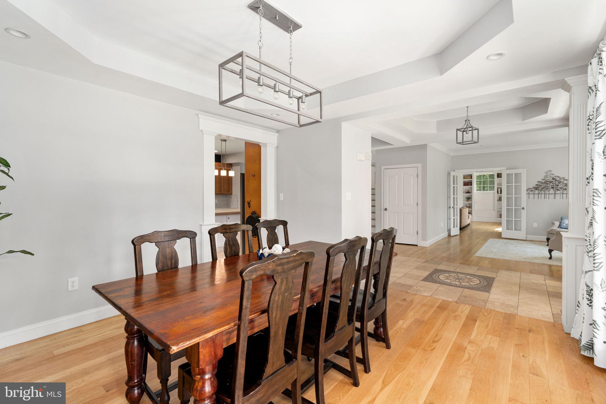 182 Wood Landing Road Fredericksburg, VA 22405 - Photo 21 of 102 a view of a dining room with furniture and wooden floor