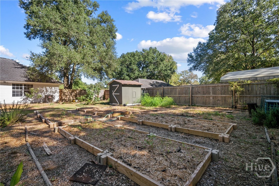 separate garden area