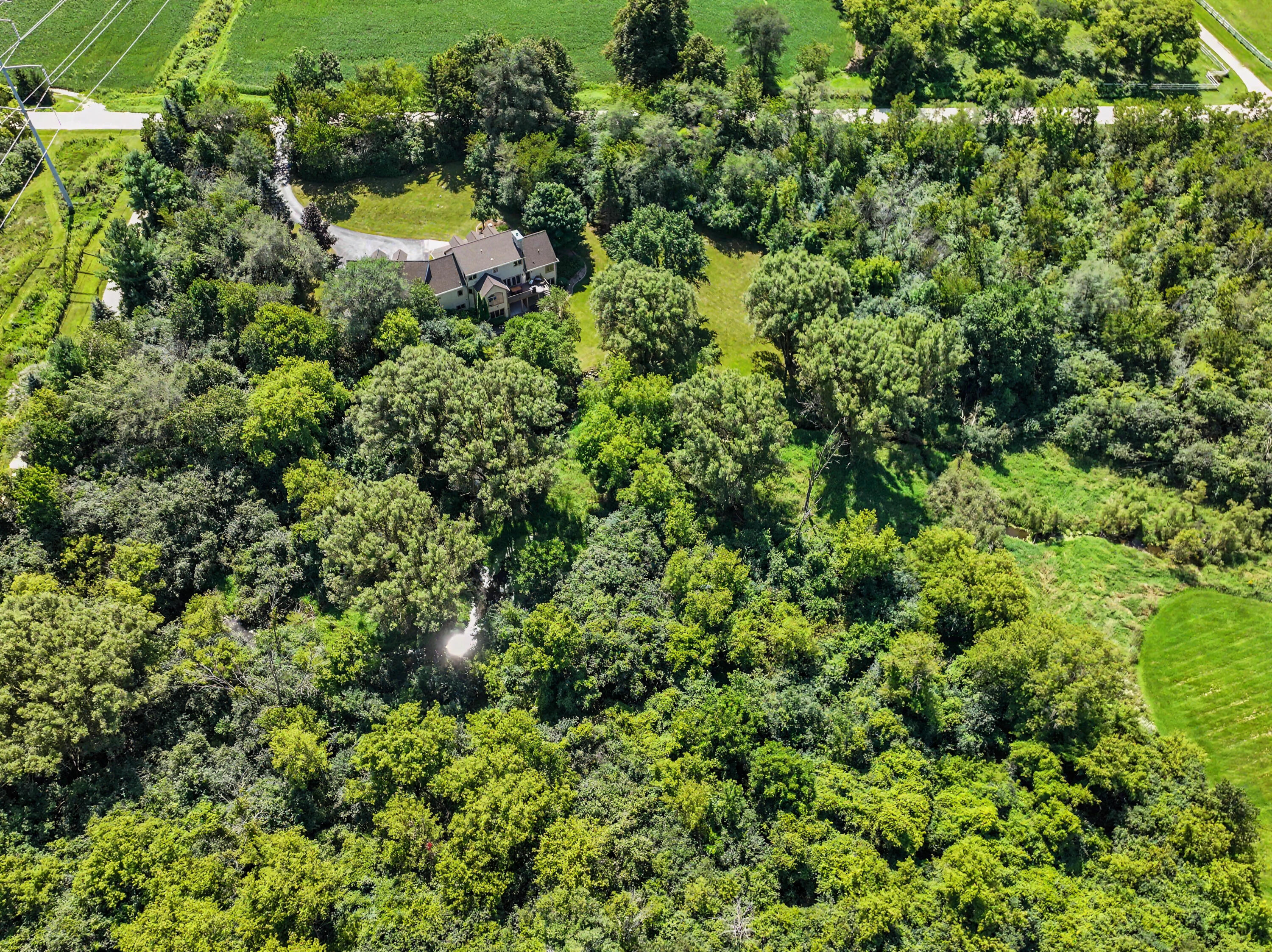 8510 Hawthorne Road Mequon, WI 53097 - Photo 49 of 49 Private 5 Acre Lot