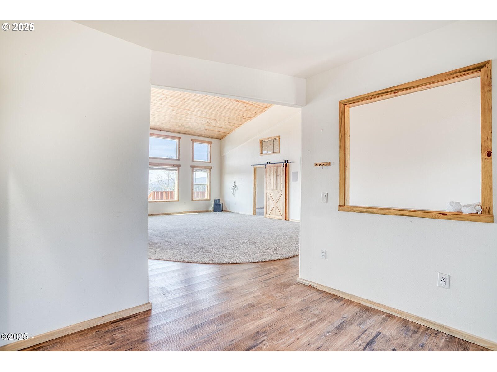 946 North Echo Mountain Road Otis, OR 97368 - Photo 36 of 48 a view of empty room with windows