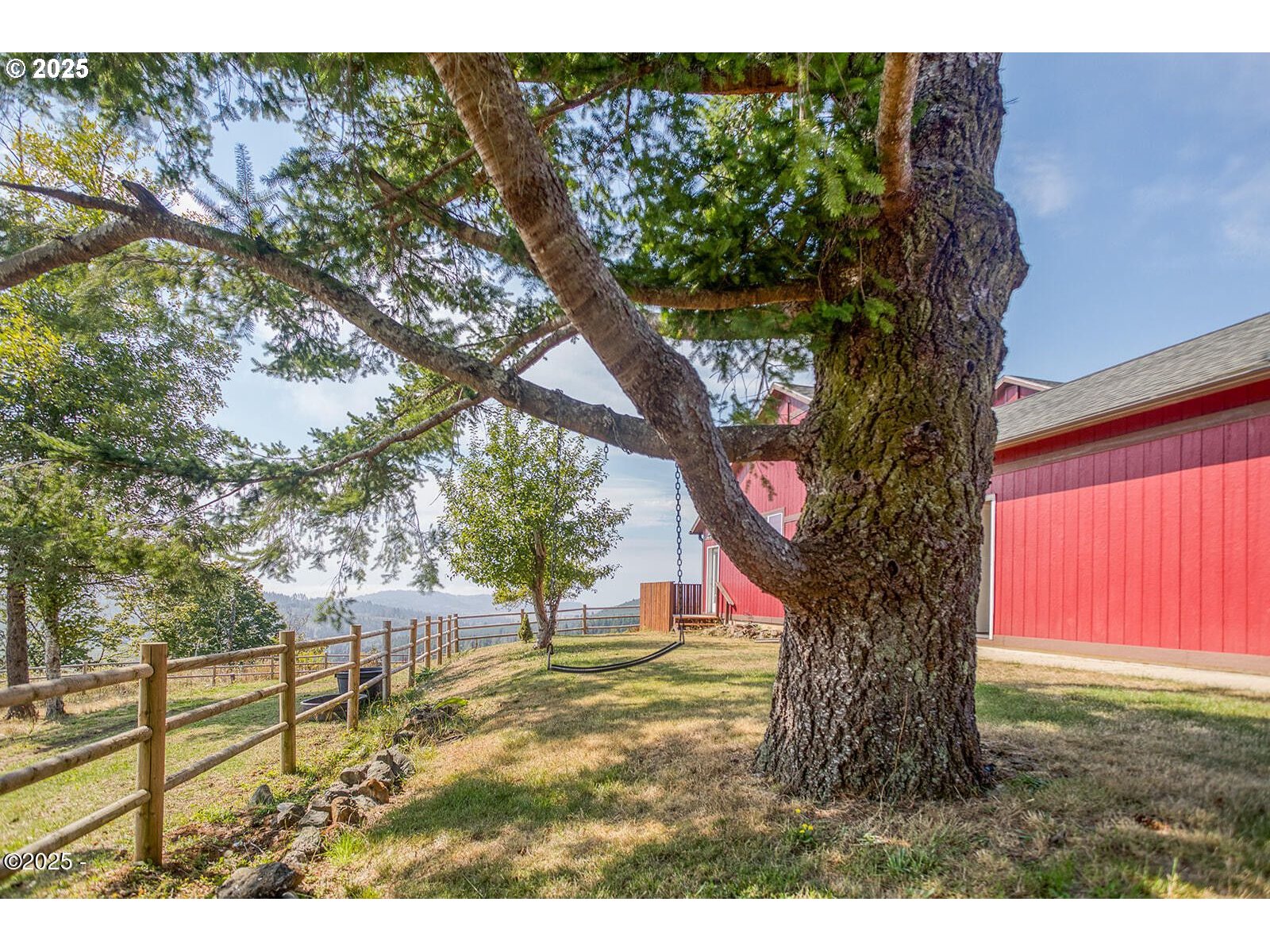 946 North Echo Mountain Road Otis, OR 97368 - Photo 43 of 48 a view of outdoor space with deck and green space