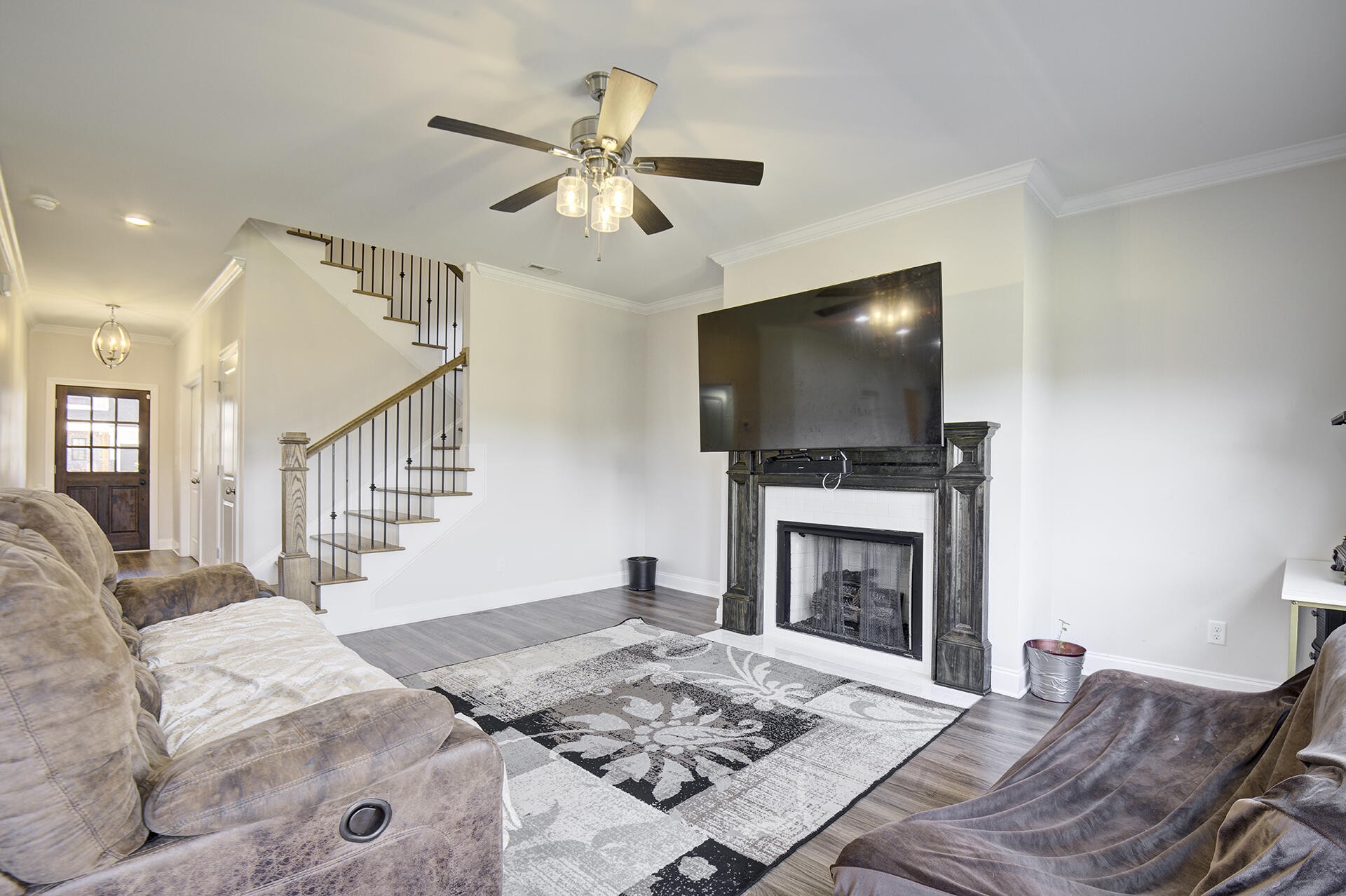 3625 Weathervane Loop Apison, TN 37302 - Photo 17 of 38 a living room with furniture and a fireplace