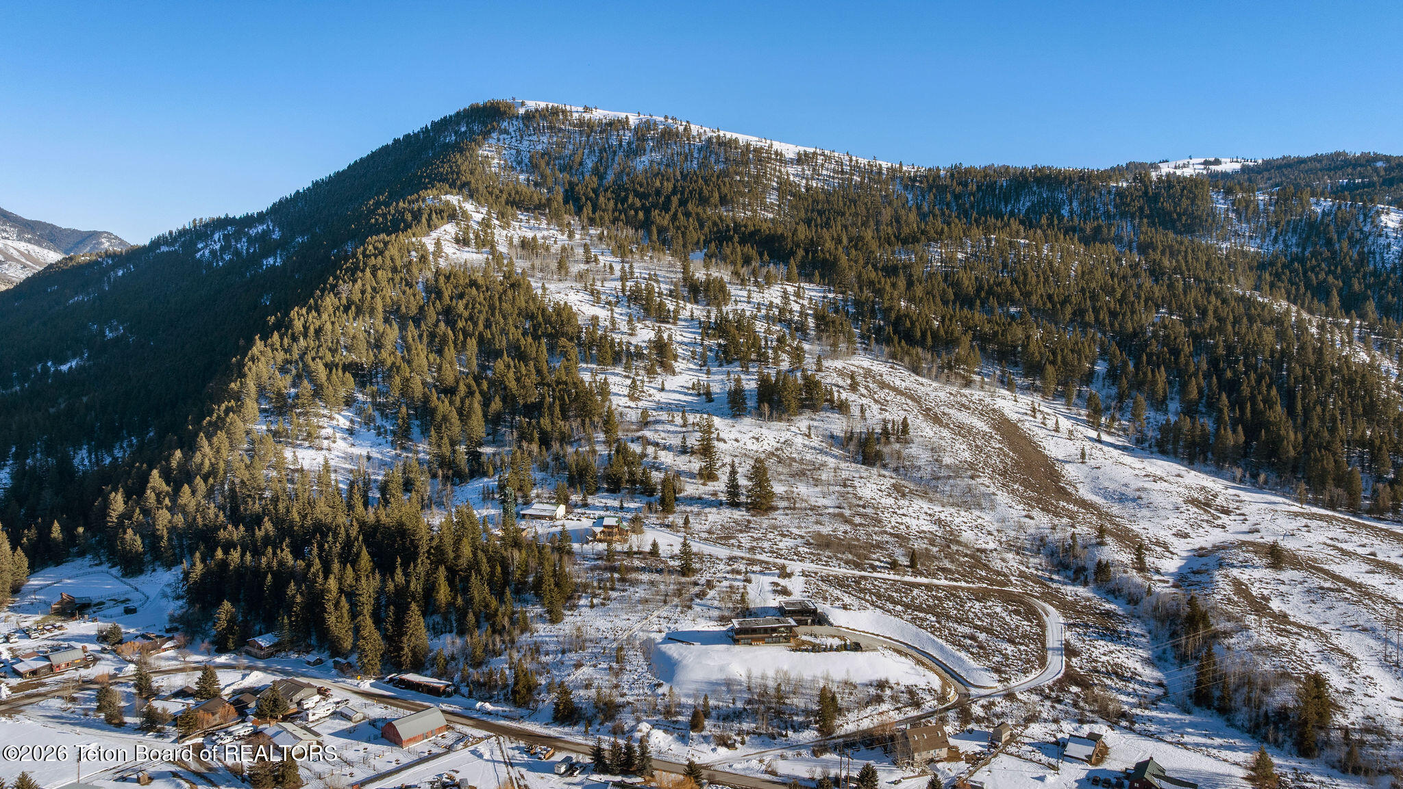 11330 Hoback Junction South Road Jackson, WY 83001 - Photo 51 of 57 Mountains behind the home