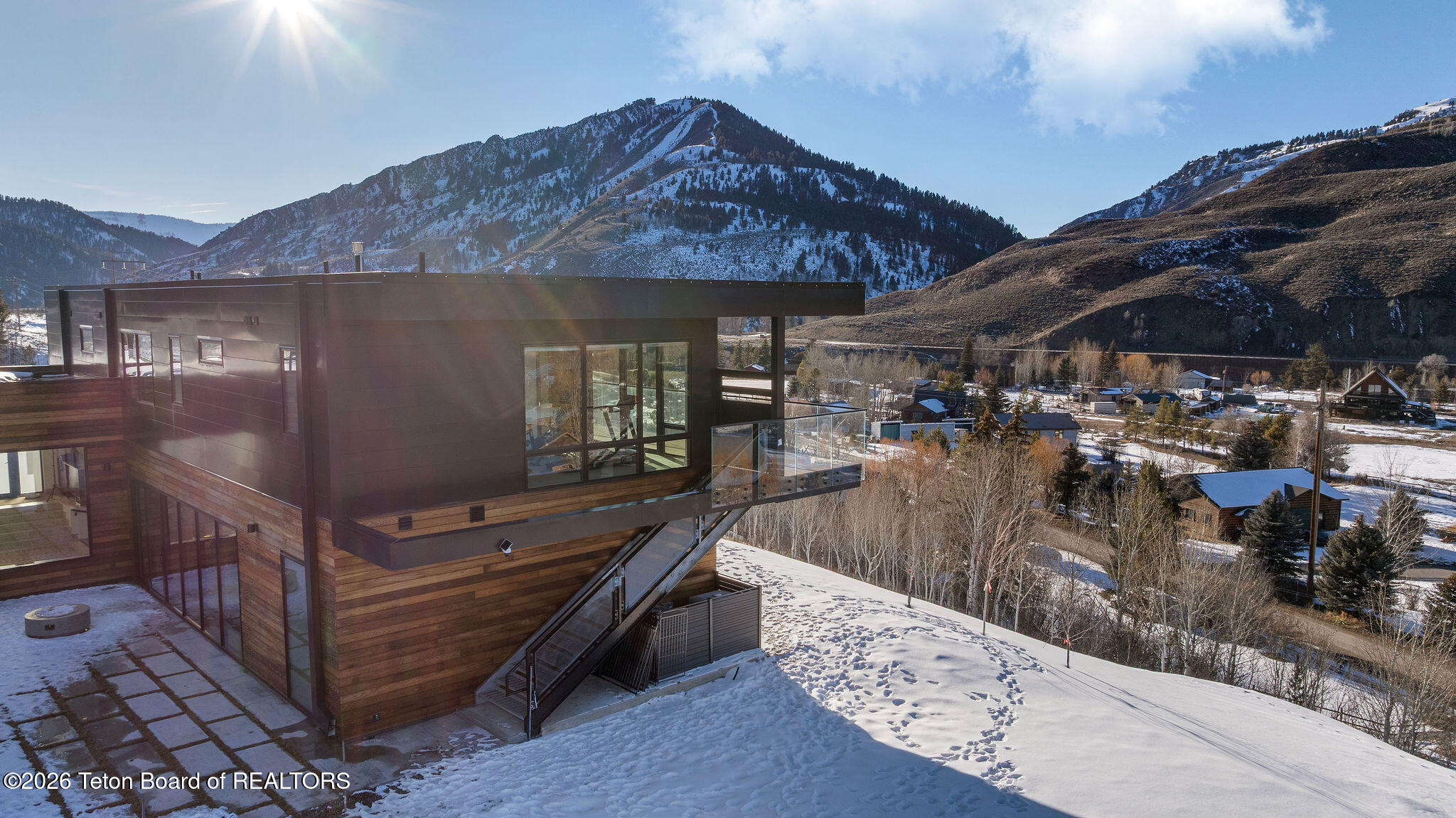 11330 Hoback Junction South Road Jackson, WY 83001 - Photo 53 of 57 Southeast view of home