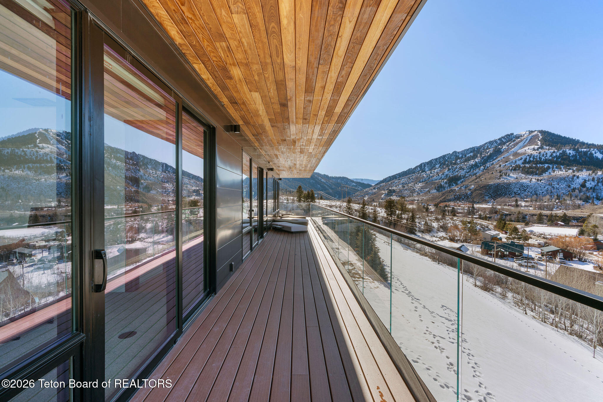 11330 Hoback Junction South Road Jackson, WY 83001 - Photo 55 of 57 Wrap around deck on second level