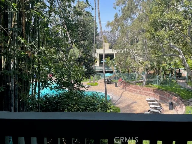 a view of city from the balcony