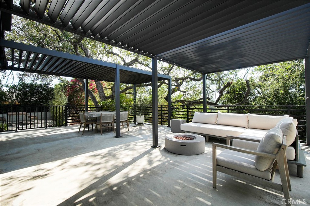 705 Rim Road Pasadena, CA 91107 - Photo 20 of 25 Rear Pergola