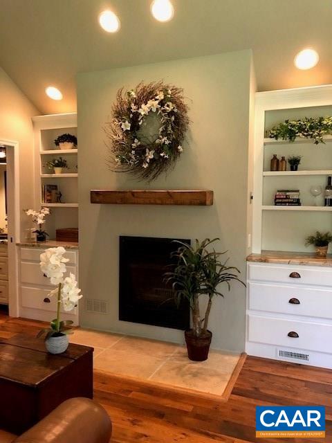 4601 South Blue Ridge Turnpike South Rochelle, VA 22738 - Photo 8 of 20 a living room with furniture fireplace and potted plant