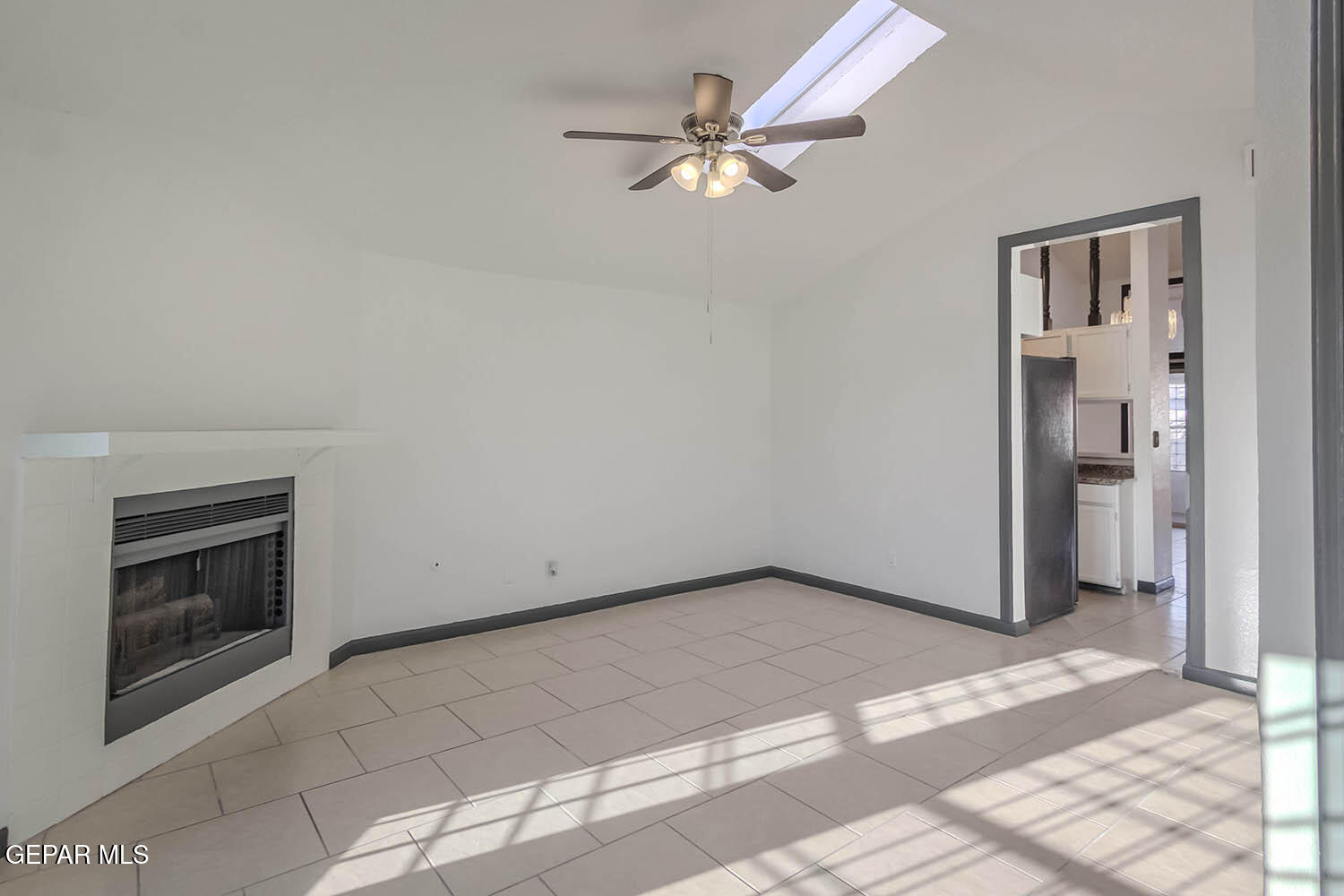 859 Destello Road El Paso, TX 79907 - Photo 8 of 43 a view of an empty room with a fireplace