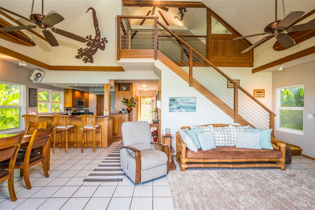 602 Stable Road Paia, HI 96779 - Photo 20 of 30 a living room with furniture and wooden floors