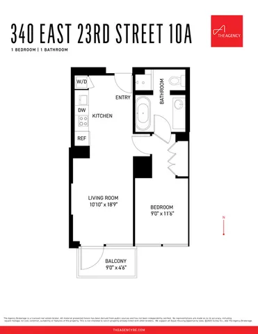 $945,000 | 340 East 23rd Street, Unit 10A | Gramercy