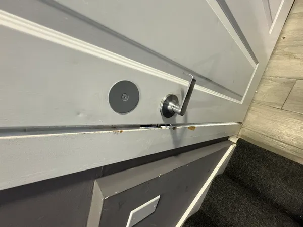 a close view of sink