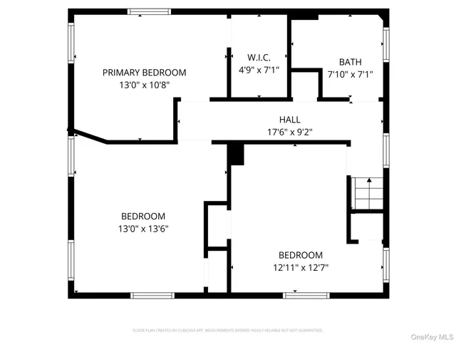 a picture of a park with an bench