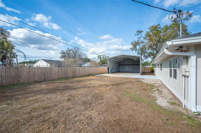 a view of wooden door