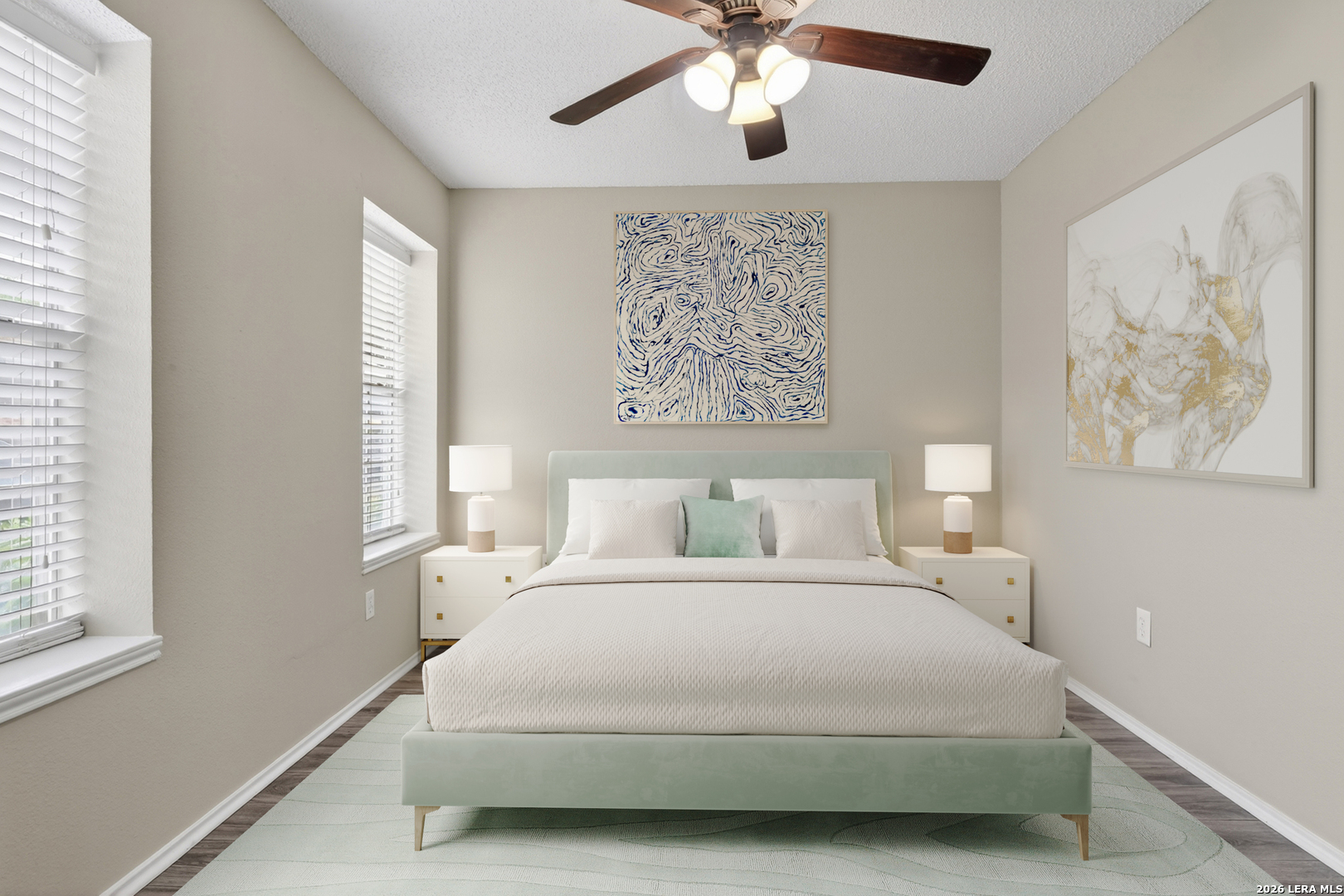 10254 Dover Ridge, Unit 806 San Antonio, TX 78250 - Photo 4 of 16 a bedroom with a large bed and a window