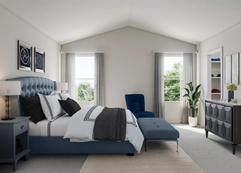 342 Azalea Trail Granbury, TX 76048 - Photo 3 of 11 a bedroom with a bed and a couch