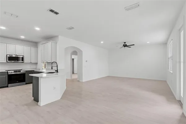 a sink and a window in a room