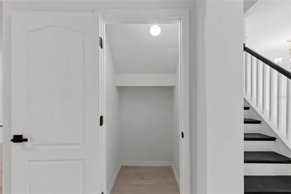 a view of an empty room