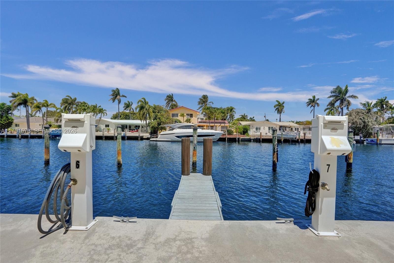2725 Northeast 1st Street Pompano Beach, FL 33062 - Photo 2 of 59 35' deeded dock located just a few steps from the property.