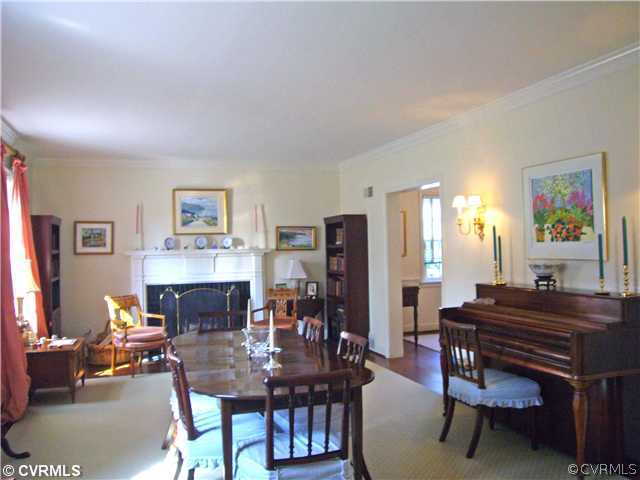203 Gun Club Road Richmond, VA 23221 - Photo 2 of 12 Living Room - Living Room with fireplace