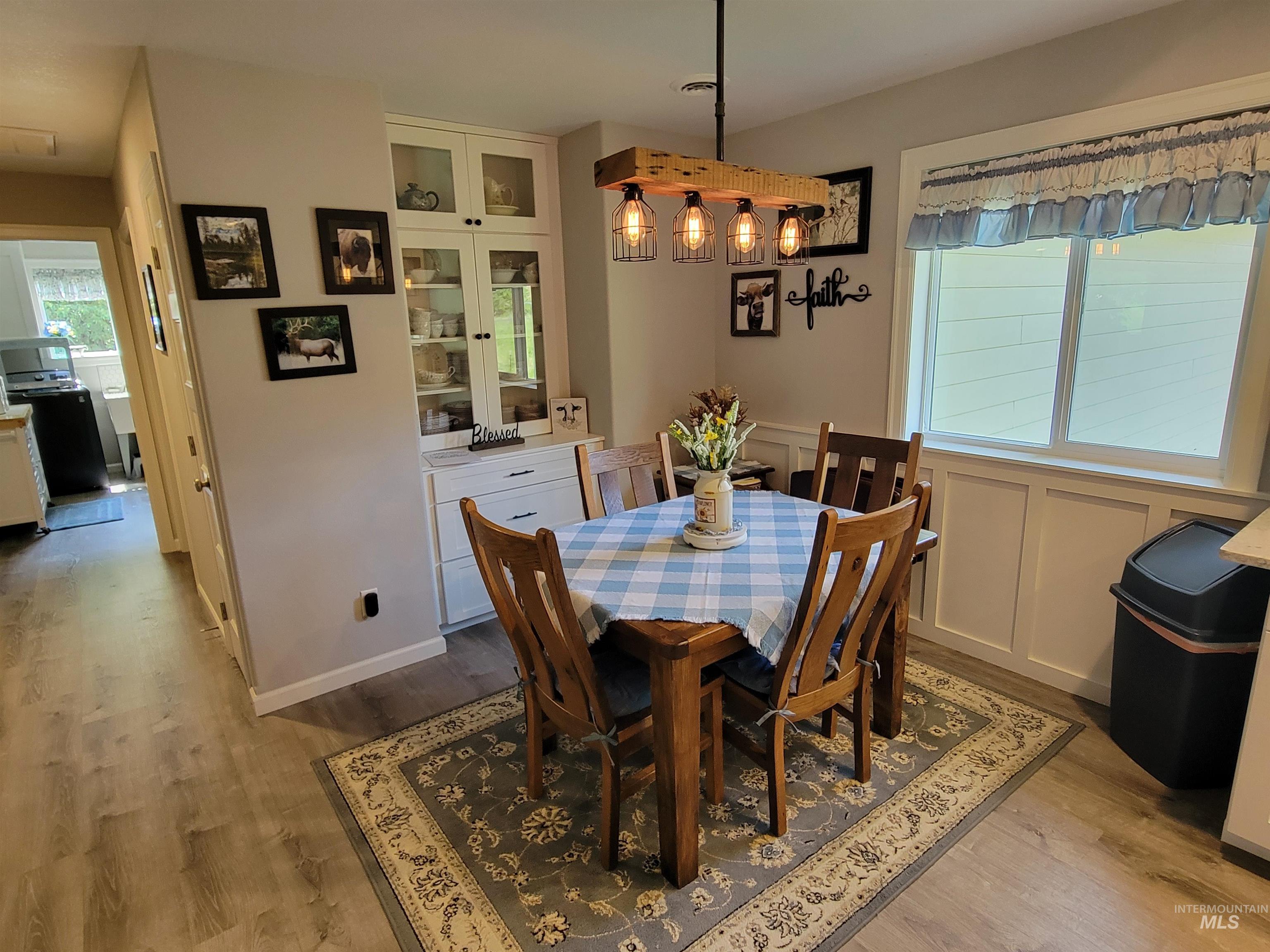 437 Clearcreek Road Kooskia, ID 83539 - Photo 15 of 45 Dining area with light wood-type flooring