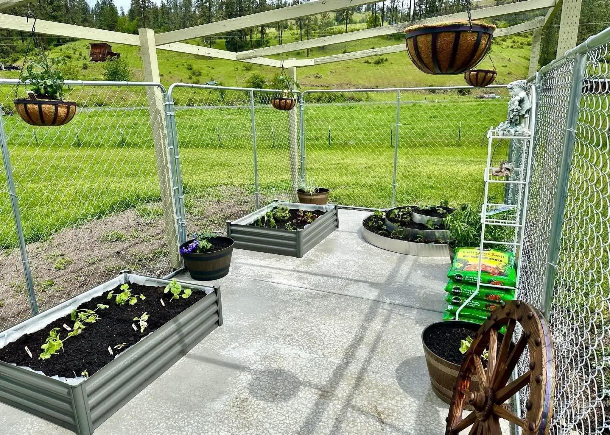437 Clearcreek Road Kooskia, ID 83539 - Photo 41 of 45 View of patio / terrace featuring a garden