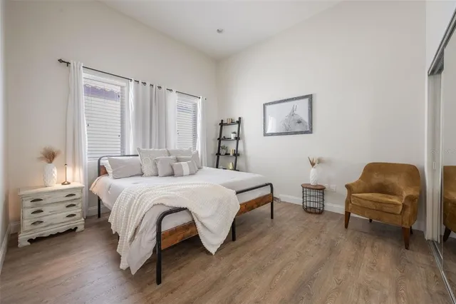 a spacious bathroom with a sink and a bathtub