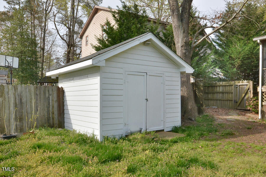 3816 Old Coach Road Raleigh, NC 27616 - Photo 36 of 37 12' x 12' Shed