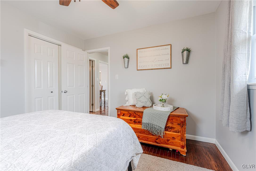 413 South Miller Street Shillington, PA 19607 - Photo 13 of 36 a bedroom with furniture and wooden floor
