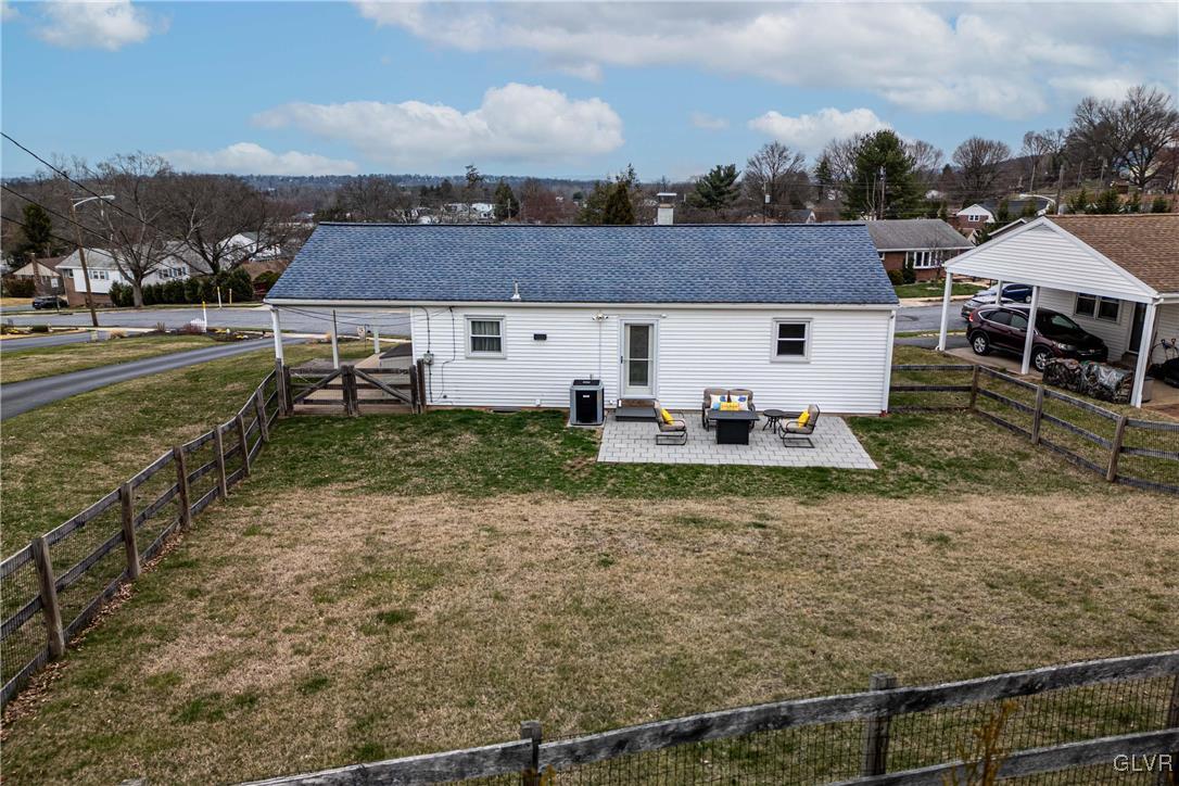413 South Miller Street Shillington, PA 19607 - Photo 28 of 36 an aerial view of a house roof deck with table and chairs