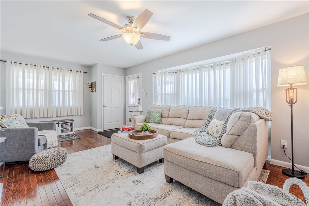 413 South Miller Street Shillington, PA 19607 - Photo 4 of 36 a living room with furniture and a large window