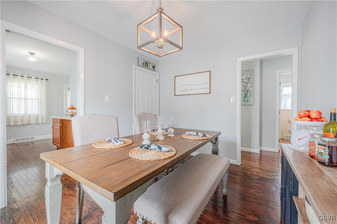 413 South Miller Street Shillington, PA 19607 - Photo 10 of 36 a view of a dining room with furniture and wooden floor