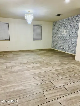 a view of empty room