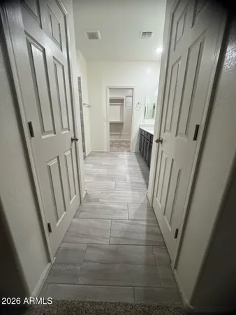 a view of an entryway with staircase