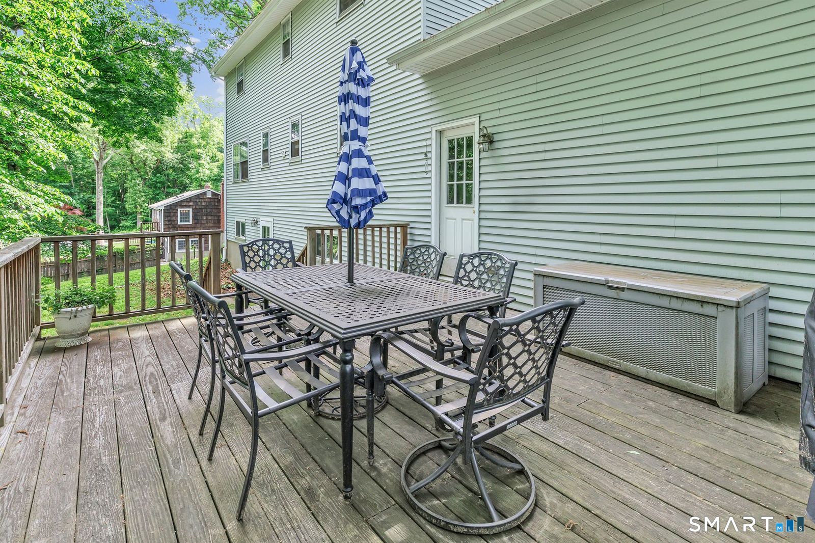 21 Overlook Place Trumbull, CT 06611 - Photo 32 of 37 Rear Deck is accessible from Garage next to Kitchen.