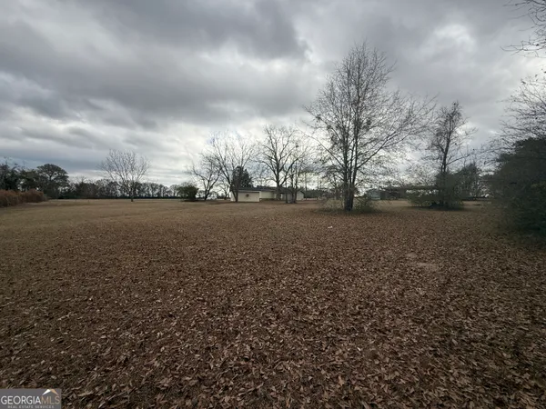 a view of open space with green space