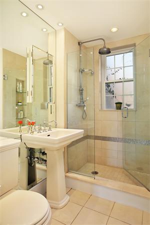 37 Beacon Street, Unit 51 Boston, MA 02108 - Photo 6 of 7 a bathroom with a sink toilet and shower