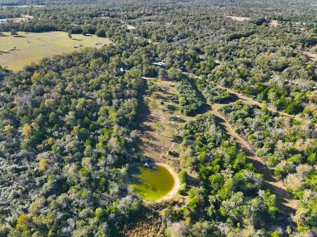 a room with wooden furniture