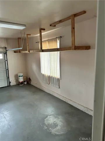 a view of a room with an empty space