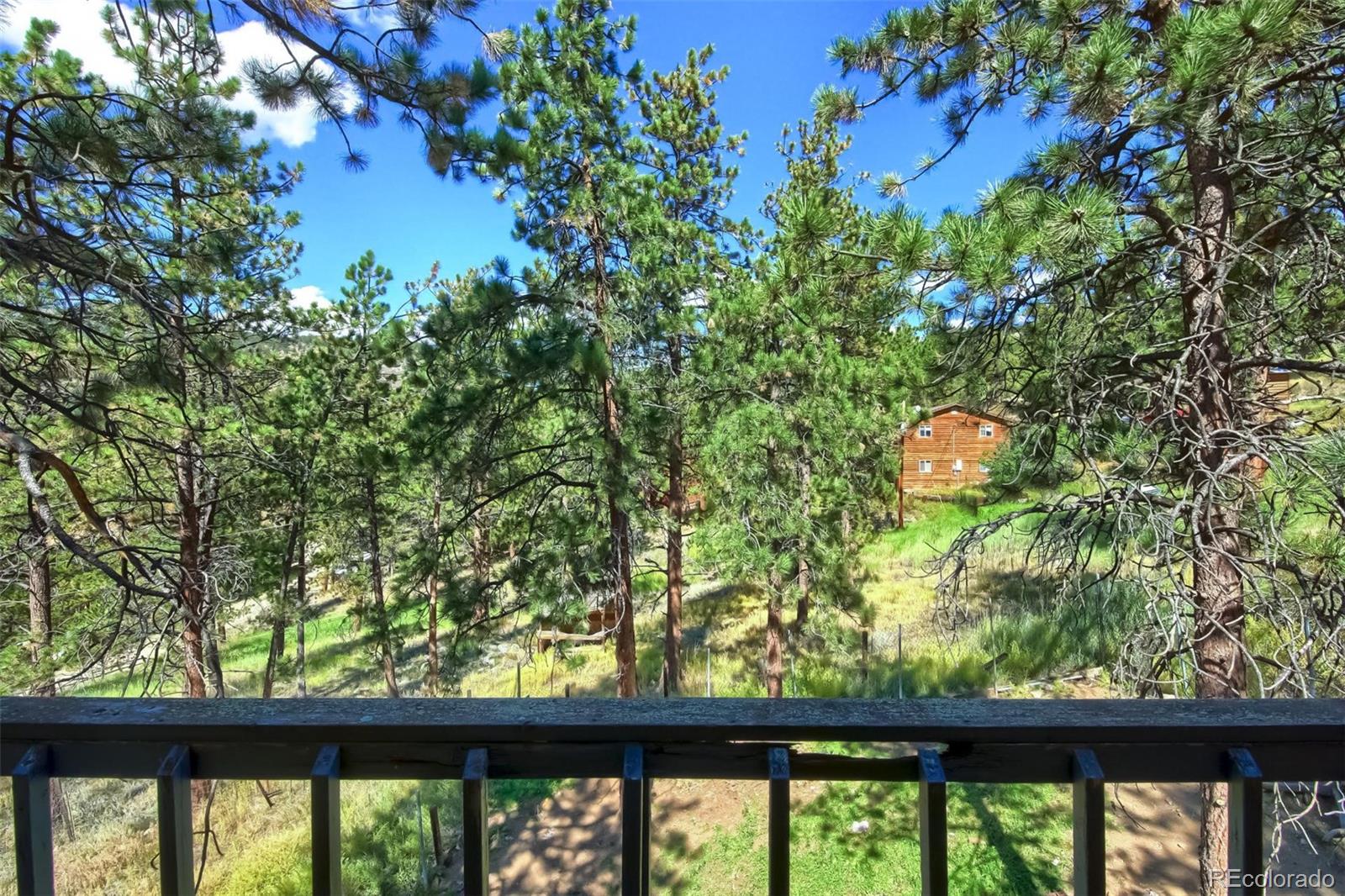 145 Bailey Drive Bailey, CO 80421 - Photo 24 of 40 a view of a garden from a window