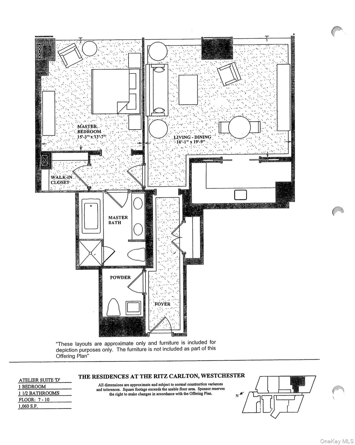 1 Renaissance Square, Unit 10D White Plains, NY 10601 - Photo 20 of 29 a black and white photo of a living room