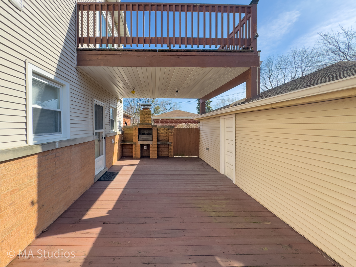 8912 Harms Road Morton Grove, IL 60053 - Photo 63 of 85 a view of a porch with wooden floor