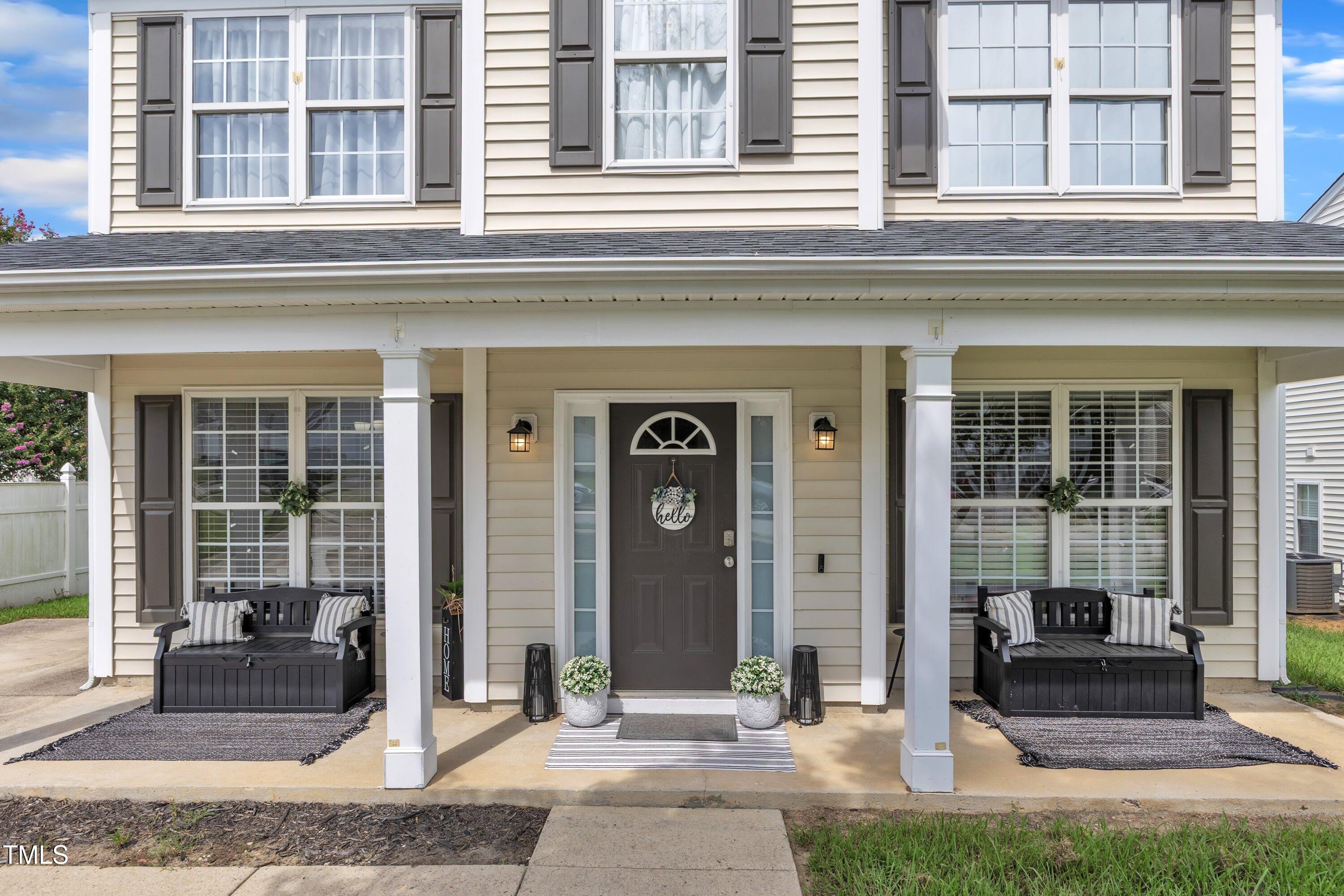 4105 Crowfield Drive Raleigh, NC 27610 - Photo 3 of 38 front view of a building