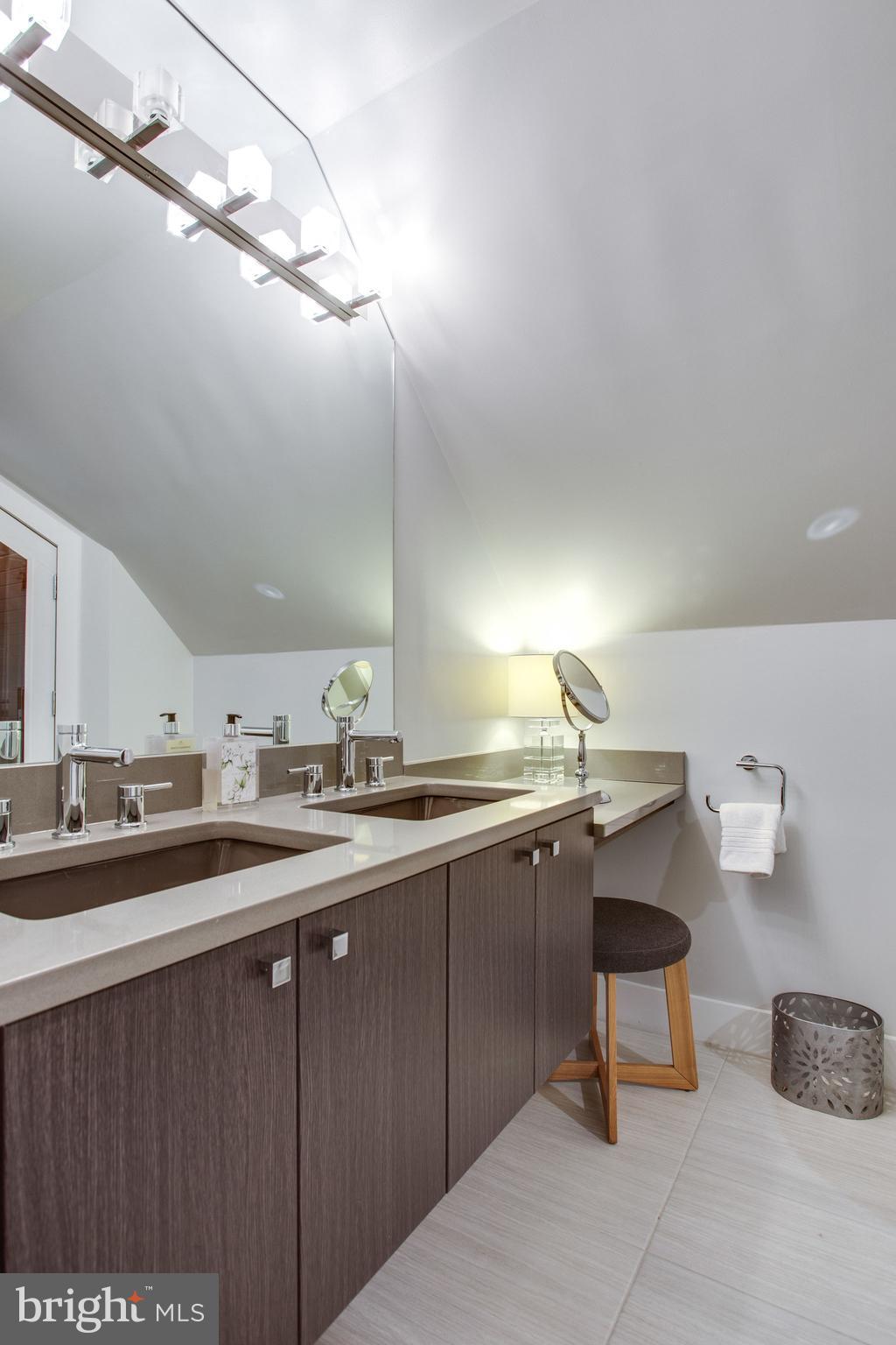 705 Clear Spring Road Great Falls, VA 22066 - Photo 38 of 62 Shared hall bathroom with double vanity