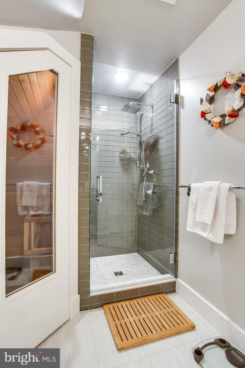 705 Clear Spring Road Great Falls, VA 22066 - Photo 39 of 62 Glass shower with rain head