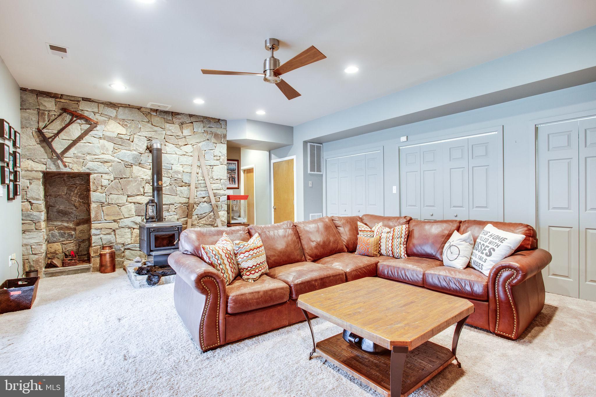 705 Clear Spring Road Great Falls, VA 22066 - Photo 42 of 62 Wood burning stove