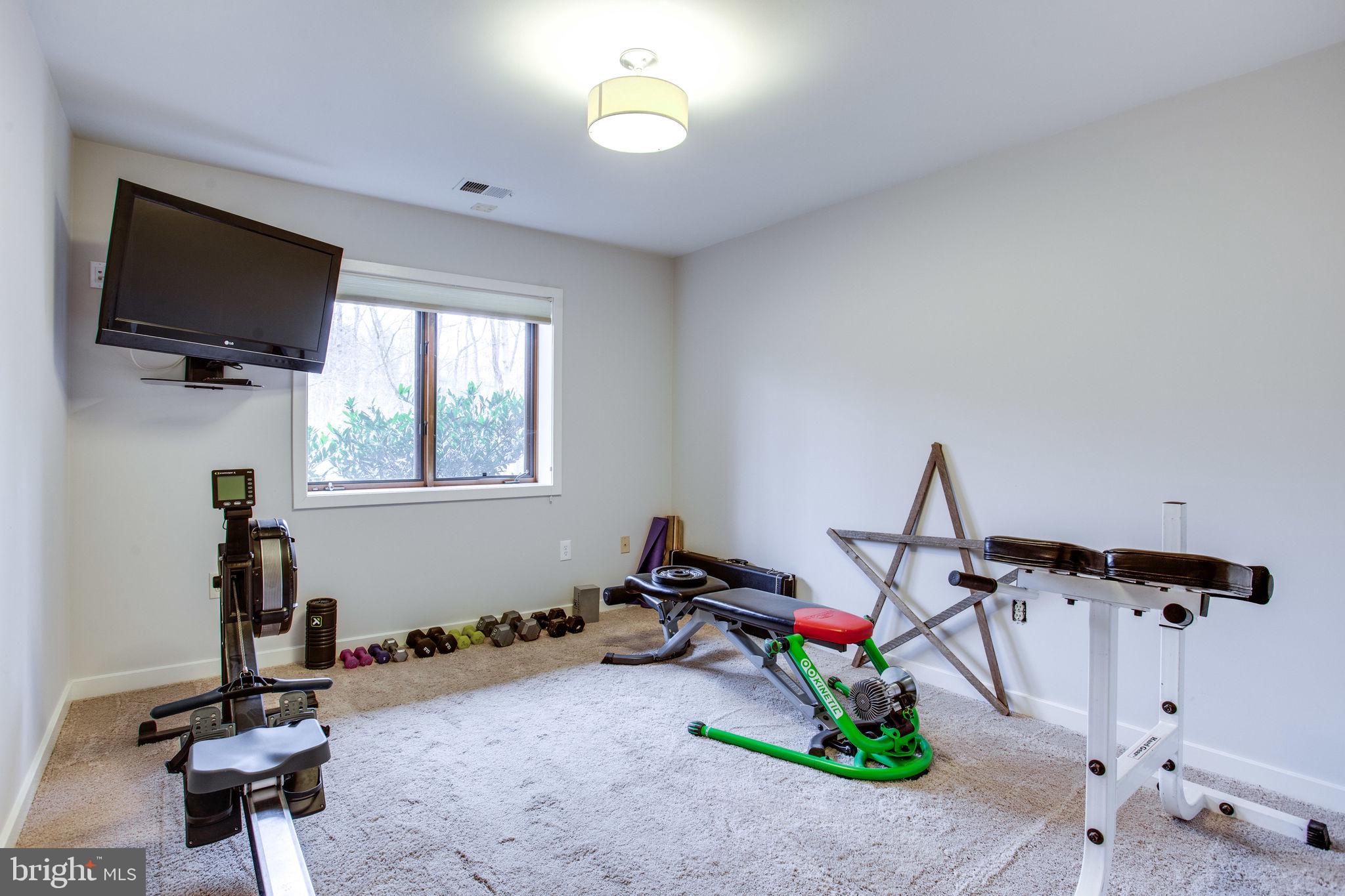 705 Clear Spring Road Great Falls, VA 22066 - Photo 44 of 62 Lower level Bedroom 5 used as fitness room