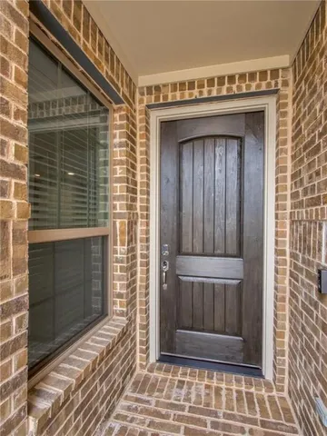 a view of front door of house